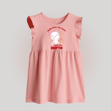 Smile First, Cry Later Libra Style Baby Frock | Personalized Libra Baby Frock for Your Little Smiler - BABY PINK - 0 - 3 Months Old (Chest 17")