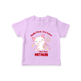 Smile First, Cry Later Libra Style T-Shirt | Personalized Libra T-Shirt for Your Little Smiler - LILAC - 0-5 Months Old (Chest 17")