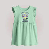 Too Cute To Pick Sides Libra Baby Frock | Custom Libra Baby Frock for Your Adorable Baby - MINT GREEN - 0 - 3 Months Old (Chest 17")