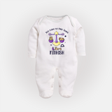 Too Cute To Pick Sides Libra Sleepsuit / Full Sleeve Bodysuit | Custom Libra Sleepsuit / Full Sleeve Bodysuit for Your Adorable Baby - WHITE - New Born (Chest 7.5")