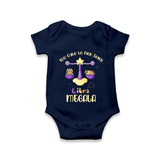 Too Cute To Pick Sides Libra Romper / Onesie | Custom Libra Romper / Onesie for Your Adorable Baby - NAVY BLUE - New Born (Chest 14")