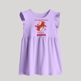 Tears Today, Art Tomorrow Pisces Baby Frock | Custom Pisces Baby Frock for Your Artistic Baby - LILAC - 0 - 3 Months Old (Chest 17")