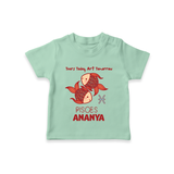 Tears Today, Art Tomorrow Pisces Baby T-Shirt | Custom Pisces T-Shirt for Your Artistic Baby - MINT GREEN - 0-5 Months Old (Chest 17")