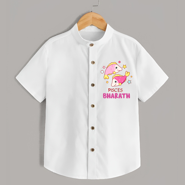 Pisces Baby Shirt | Custom Shirt for Your Pisces Baby - WHITE - 0 - 6 Months Old (Chest 23")