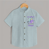 Born Different Aquarius Baby Shirt | Personalized Aquarius Shirt for Your Unique Baby - ARCTIC BLUE - 0 - 6 Months Old (Chest 23")