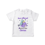 Born Different Aquarius Baby T-Shirt | Personalized Aquarius T-Shirt for Your Unique Baby - WHITE - 0-5 Months Old (Chest 17")