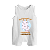 All Business, No Nap Capricorn Baby Romper Suit / Sleeveless Romper | Personalized Capricorn Romper Suit / Sleeveless Romper for Your Busy Baby - WHITE - 0 - 5 Months Old (Chest 18")
