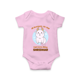All Business, No Nap Capricorn Baby Romper / Onesie | Personalized Capricorn Romper / Onesie for Your Busy Baby - BABY PINK - New Born (Chest 14")