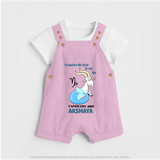 Crawling My Way To The Top Capricorn Baby Dungaree Set | Custom Capricorn Dungaree Set for Your Little Achiever - BABY PINK - 0 - 5 Months Old (Chest 18")