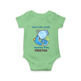 Rebel With A Rattle Aquarius Baby Romper / Onesie | Personalized Aquarius Romper / Onesie for Your Rebellious Baby - GREEN - New Born (Chest 14")
