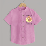 Born To Roam Sagittarius Baby Shirt | Custom Sagittarius Shirt for Your Adventurous Baby - BABY PINK - 0 - 6 Months Old (Chest 23")
