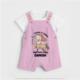 Explorer In Training Sagittarius Baby Dungaree Set | Personalized Sagittarius Dungaree Set for Your Little Explorer - BABY PINK - 0 - 5 Months Old (Chest 18")