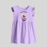 Born To Fix Chaos Virgo Baby Frock | Personalized Virgo Baby Frock for Your Little Perfectionist - LILAC - 0 - 3 Months Old (Chest 17")