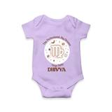Tiny Perfectionist, Big Dreams Virgo Baby Romper / Onesie | Personalized Virgo Romper / Onesie for Your Little Dreamer - LILAC - New Born (Chest 14")