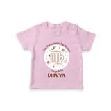 Tiny Perfectionist, Big Dreams Virgo Baby T-Shirt | Personalized Virgo T-Shirt for Your Little Dreamer - BABY PINK - 0-5 Months Old (Chest 17")