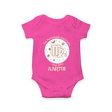 Tiny Perfectionist, Big Dreams Virgo Baby Romper / Onesie | Personalized Virgo Romper / Onesie for Your Little Dreamer - HOT PINK - New Born (Chest 14")