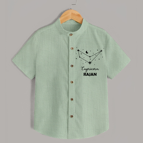 Capricorn sign Constellation shirt - MINT GREEN - 0 - 6 Months Old (Chest 23")