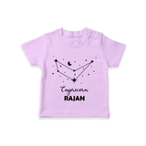 Capricorn sign Constellation T shirt  - LILAC - 0-5 Months Old (Chest 17")