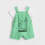 Scorpio Star Sign Constellation Dungaree - GREEN - 0 - 5 Months Old (Chest 18")