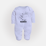 Scorpio Star Sign ConstellationFullbody Suit - BABY BLUE - New Born (Chest 7.5")