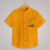 Scorpio Star Sign Constellation shirt - CHROME YELLOW - 0 - 6 Months Old (Chest 23")