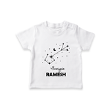 Scorpio Star Sign Constellation T shirt  - WHITE - 0-5 Months Old (Chest 17")