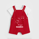 Scorpio Star Sign Constellation Dungaree - RED - 0 - 5 Months Old (Chest 18")