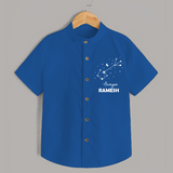 Scorpio Star Sign Constellation shirt - COBALT BLUE - 0 - 6 Months Old (Chest 23")