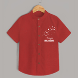 Scorpio Star Sign Constellation shirt - RED - 0 - 6 Months Old (Chest 23")