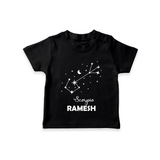 Scorpio Star Sign Constellation T shirt  - BLACK - 0-5 Months Old (Chest 17")