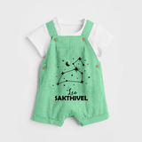 Leo Zodiac Constellation Dungaree - GREEN - 0 - 5 Months Old (Chest 18")