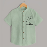 Leo Zodiac Constellation shirt - MINT GREEN - 0 - 6 Months Old (Chest 23")