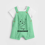 Virgo Star Sign Constellation Dungaree - GREEN - 0 - 5 Months Old (Chest 18")