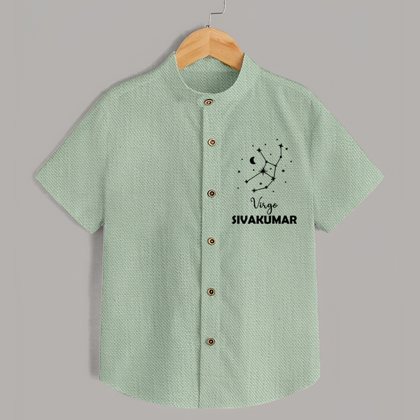 Virgo Star Sign Constellation shirt - MINT GREEN - 0 - 6 Months Old (Chest 23")
