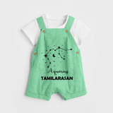 Aquarius Zodiac Constellation  Dungaree - GREEN - 0 - 5 Months Old (Chest 18")