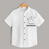 Aquarius Zodiac Constellation  shirt - WHITE - 0 - 6 Months Old (Chest 23")