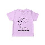 Aquarius Zodiac Constellation  T shirt  - LILAC - 0-5 Months Old (Chest 17")