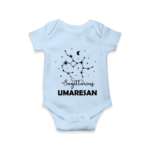 Sagittarius Constellation Romper - BABY BLUE - New Born (Chest 14")