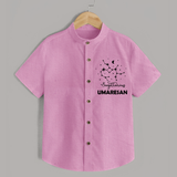 Sagittarius Constellation shirt - BABY PINK - 0 - 6 Months Old (Chest 23")