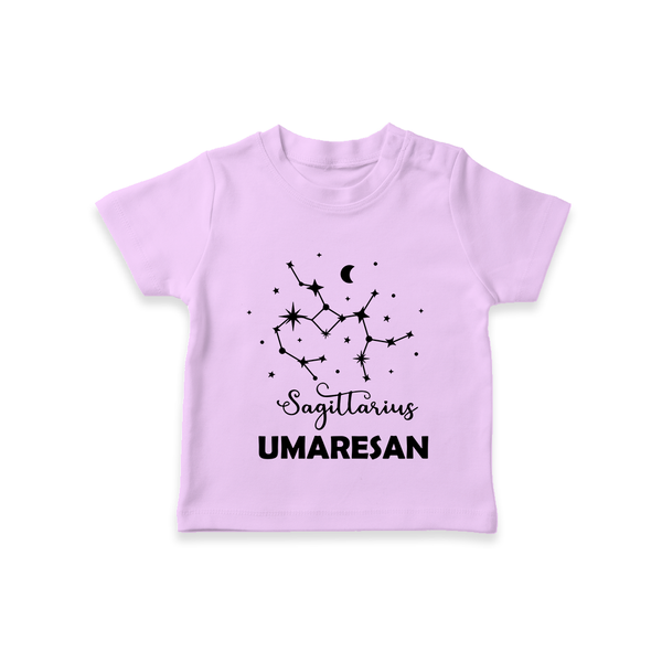 Sagittarius Constellation T shirt  - LILAC - 0-5 Months Old (Chest 17")