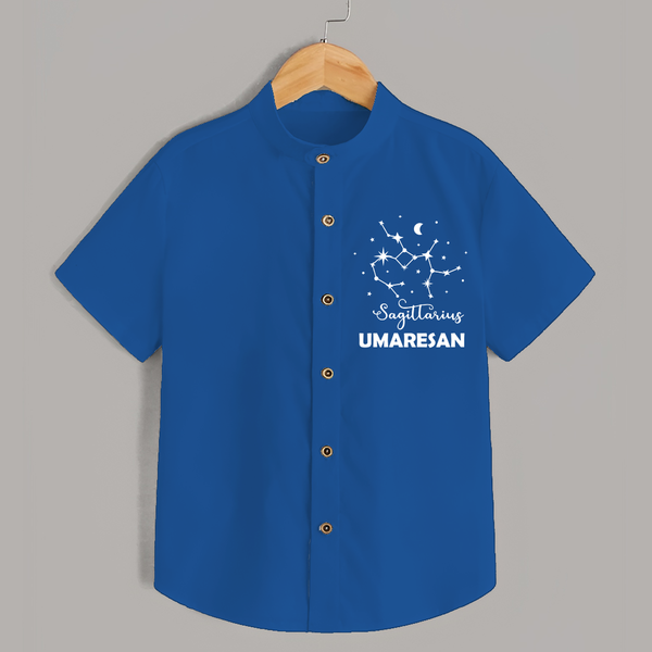 Sagittarius Constellation shirt - COBALT BLUE - 0 - 6 Months Old (Chest 23")
