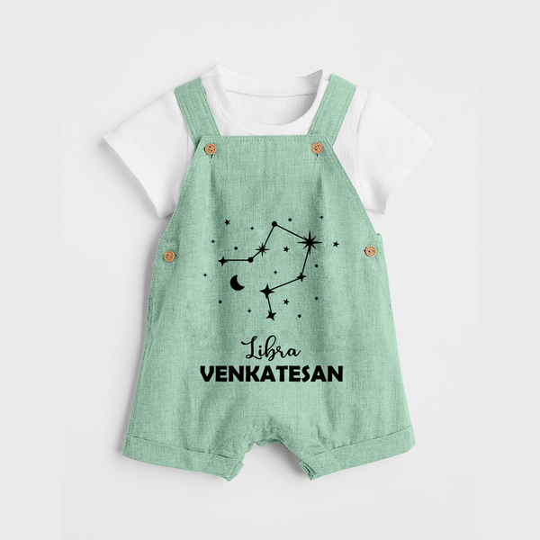 Libra Star Sign Dungaree - MINT GREEN - 0 - 5 Months Old (Chest 18")
