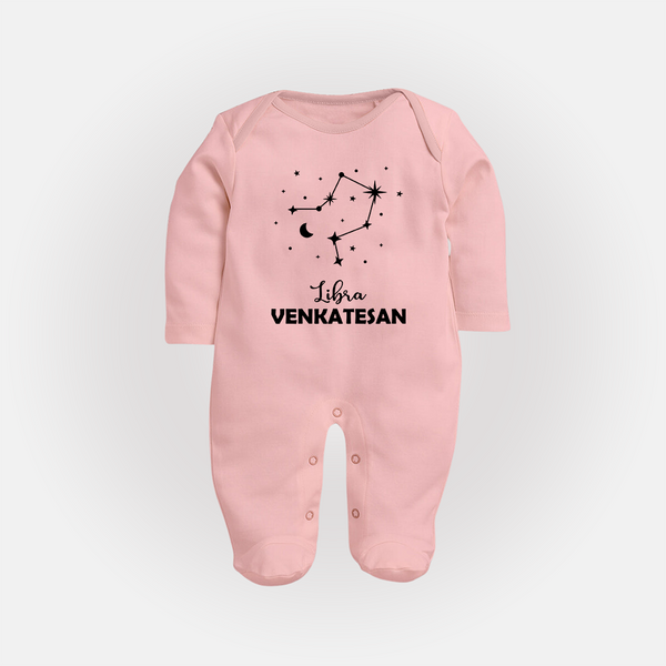 Libra Star SignFullbody Suit - BABY PINK - New Born (Chest 7.5")