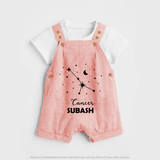 CancerStar Sign Constellation Dungaree - PEACH - 0 - 5 Months Old (Chest 18")