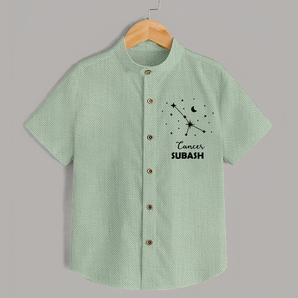 CancerStar Sign Constellation shirt - MINT GREEN - 0 - 6 Months Old (Chest 23")