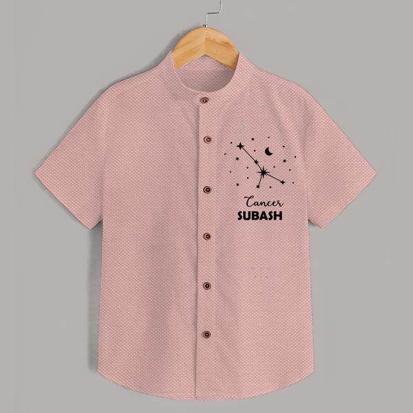 CancerStar Sign Constellation shirt - PEACH - 0 - 6 Months Old (Chest 23")