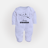 AriesStar Sign ConstellationFullbody Suit - BABY BLUE - New Born (Chest 7.5")