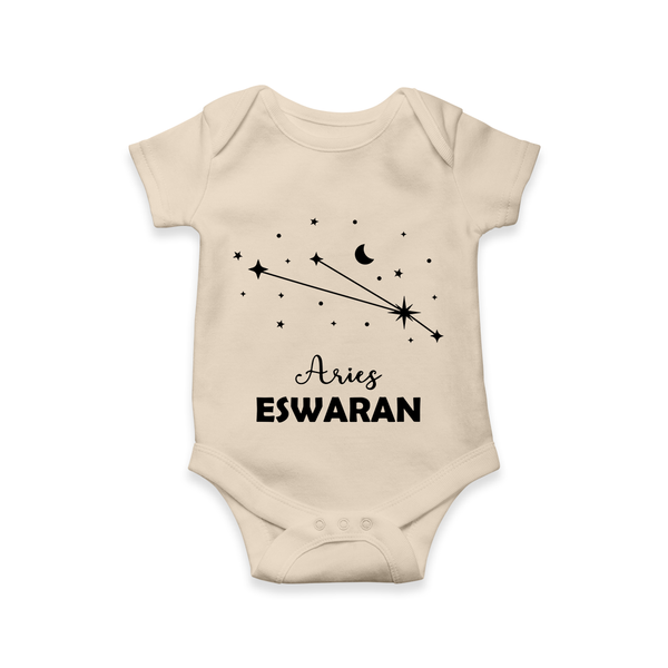 AriesStar Sign Constellation Romper - IVORY - New Born (Chest 14")