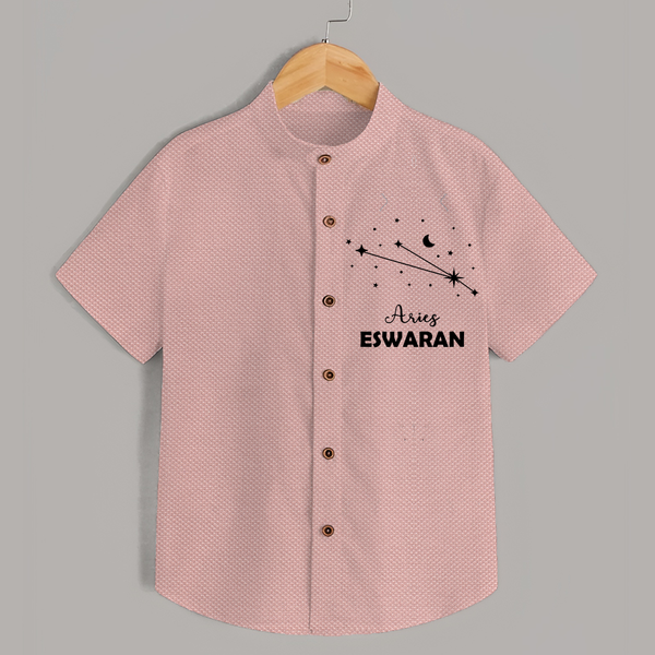 AriesStar Sign Constellation shirt - PEACH - 0 - 6 Months Old (Chest 23")