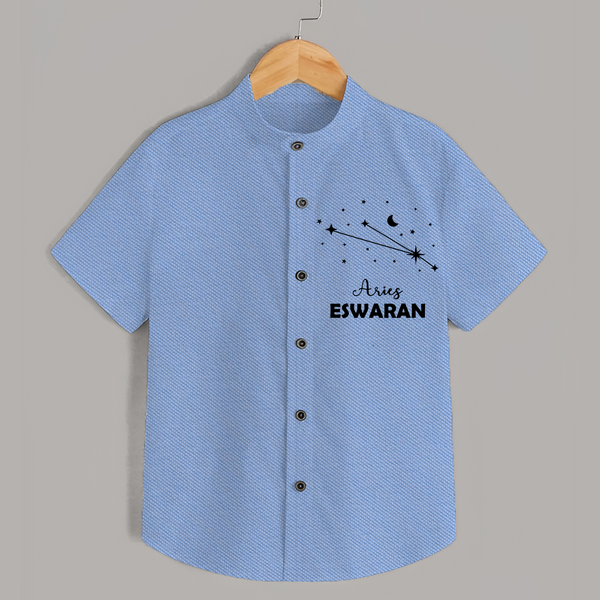AriesStar Sign Constellation shirt - SKY BLUE - 0 - 6 Months Old (Chest 23")